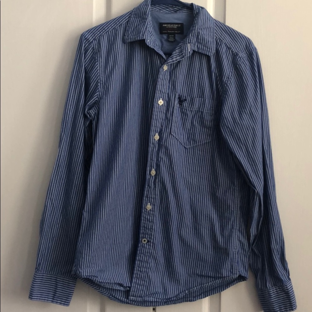 American eagle dress shirt button up XS